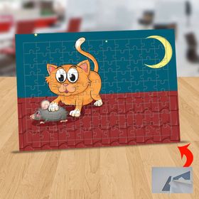 130818621 Fare Seven Sevimli Kedi 99 Parça Puzzle Yapboz Tablo