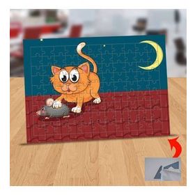 130818621 Fare Seven Sevimli Kedi 99 Parça Puzzle Yapboz Tablo