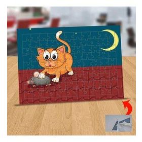 130818621 Fare Seven Sevimli Kedi 99 Parça Puzzle Yapboz Tablo