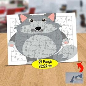 130821854 Tombul Sevimli Tilki 99 Parça Puzzle Yapboz Tablo