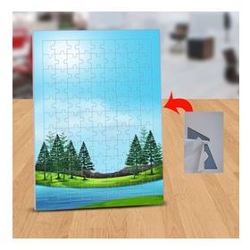 130824878 Güneşli Havada Ağaçlar 99 Parça Puzzle Yapboz Tablo