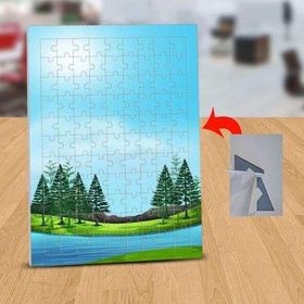 130824878 Güneşli Havada Ağaçlar 99 Parça Puzzle Yapboz Tablo