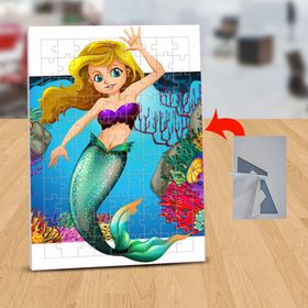 130825141 Deniz Altında Deniz Kızı 99 Parça Puzzle Yapboz Tablo