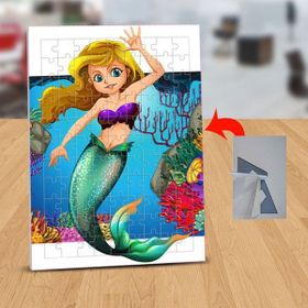 130825141 Deniz Altında Deniz Kızı 99 Parça Puzzle Yapboz Tablo