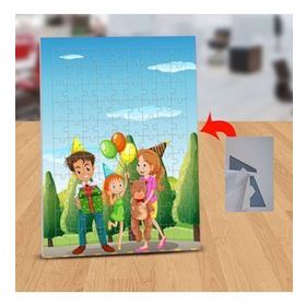 130825161 Parkta Balonlu Aile 99 Parça Puzzle Yapboz Tablo