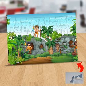 130825349 Taş Evler Yaşayan Adamlar 99 Parça Puzzle Yapboz Tablo