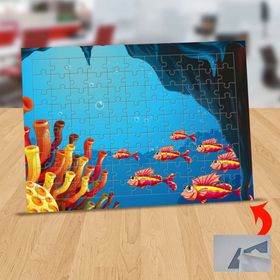 1311072 Deniz Altında Balık Sürüsü 99 Parça Puzzle Yapboz Tablo
