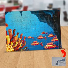 1311072 Deniz Altında Balık Sürüsü 99 Parça Puzzle Yapboz Tablo