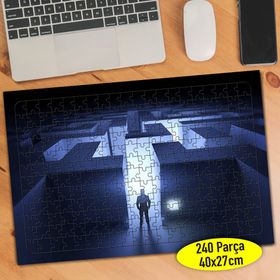 13175979 Labirentte Yön Arayan İnsan 240 Parça Puzzle Yapboz