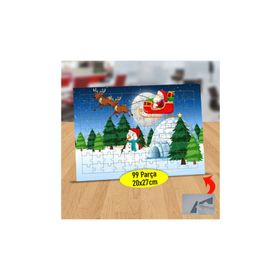 1324841 Kutupta Noel Baba Ve Geyiği 99 Parça Puzzle Yapboz Tablo