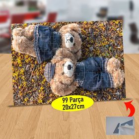 1357227 Çimende Yatan Ayıcıklar 99 Parça Puzzle Yapboz Tablo