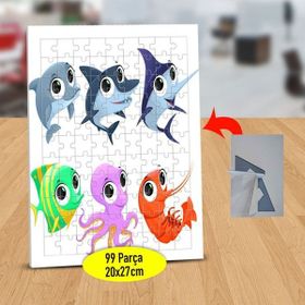 1362 Deniz Canlıları Balık Türleri 99 Parça Puzzle Yapboz Tablo