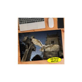 13662 Havada Süzülen Beyaz Baykuş 240 Parça Puzzle Yapboz