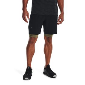 1370382 UA Vanish Woven 8in Shorts Düz Siyah Erkek Şort
