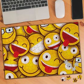 13731448 Emoji Gülen Surat İfadeleri 240 Parça Puzzle Yapboz