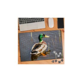 1375722 Göldeki Yeşil Kafalı Ördek 240 Parça Puzzle Yapboz