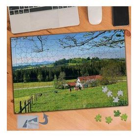 139 Doğa Harikası Çiftlik Evi 240 Parça Puzzle Yapboz Tablo