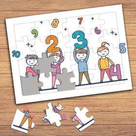 139903 Sayıları Öğreniyorum Çocuklara Özel Puzzle Yapboz Tablo