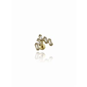 14 Ayar Altın Baget Tragus Küpe