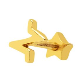 14 Ayar Altın Kalp Ritmi Tragus Küpe