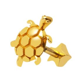 14 Ayar Altın Kaplumbağa Tragus Küpe