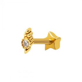 14 Ayar Altın Tragus Piercing Küpe
