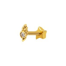 14 Ayar Altın Tragus Piercing Küpe
