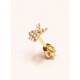 14 Ayar Altın Tragus Piercing Küpe