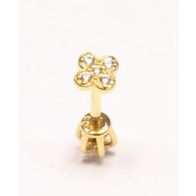 14 Ayar Altın Tragus Piercing Küpe