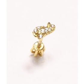 14 Ayar Altın Tragus Piercing Küpe