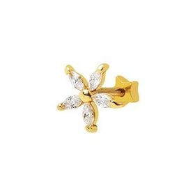 14 Ayar Altın Yıldızlı Tragus Küpe