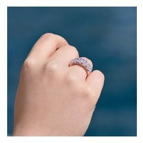 14 K Beştaş Beyaz Altın Yüzük