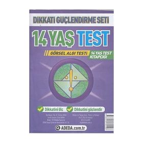 14 Yaş Test Görsel Algı Seti - 14 Yaş Test Kitapçığı - Doç. Dr. Osman Abalı