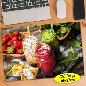 140234 Smoothie Soğuk Meyveli İçecek 240 Parça Puzzle Yapboz