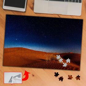 1409449 Çölde Gece Manzarası 240 Parça Puzzle Yapboz Tablo