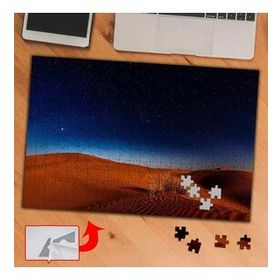 1409449 Çölde Gece Manzarası 240 Parça Puzzle Yapboz Tablo