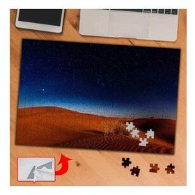 1409449 Çölde Gece Manzarası 240 Parça Puzzle Yapboz Tablo