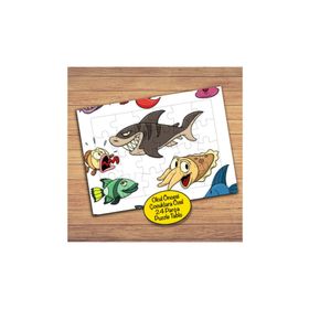 14104 Farklı Balıklar Denizaltı Çocuklara Özel Puzzle Yapboz Tablo