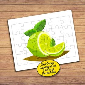 1416919 Misket Limon 24 Parça Çocuklara Özel Yapboz Tablo