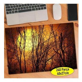 141737224 Gün Batımı Kuru Ağaçlar 240 Parça Puzzle Yapboz