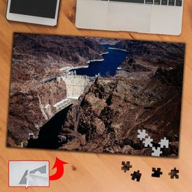141A Kanyon Baraj Dağ Kayalık 240 Parça Puzzle Yapboz Tablo