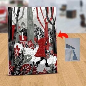 14225 Ormanda Kırmızı Başlıklı Kız 99 Parça Puzzle Yapboz Tablo