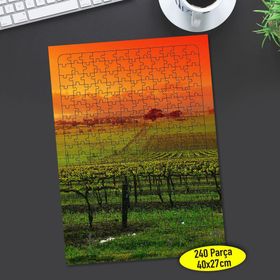 1430484 Gün Batımı Doğa Manzarası 240 Parça Puzzle Yapboz