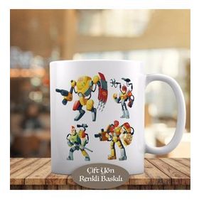 1441-2671 Savaşçı Robotlar Kupa Bardak