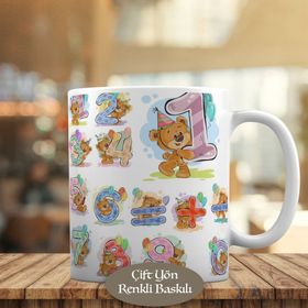 1441-427 Matematik Öğrenen Ayıcık Kupa Bardak