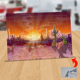 14411624 Çölde Gün Batımı 99 Parça Puzzle Yapboz Tablo