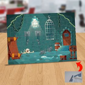 14412523 Kuru Kafalı Zindan 99 Parça Puzzle Yapboz Tablo