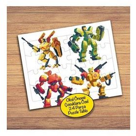 14412535 Çılgın Robotlar 24 Parça Çocuklara Özel Yapboz Tablo