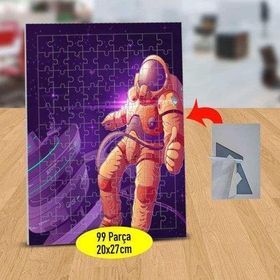 14412661 Boşlukta Süzülen Astronot 99 Parça Puzzle Yapboz Tablo