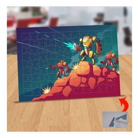 14412676 Işın Atan Robotlar 99 Parça Puzzle Yapboz Tablo